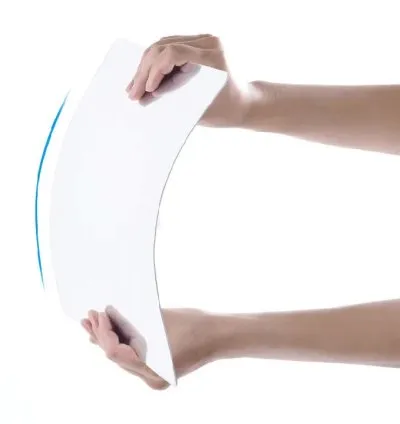 Rectangular Acrylic Wall Mirror Sticker - 60 x 40 cm