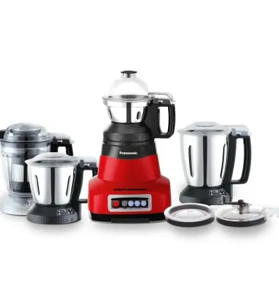 Panasonic Mixer Grinder 2000W With 4 Jar / 3 Lids - Red