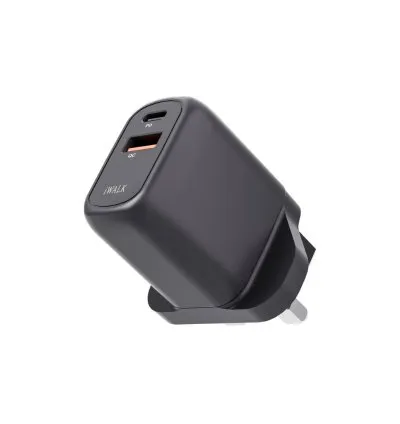 iWalk Leopard GAN 30W & 35W Fast Charger With USB-A & USB-C - Black