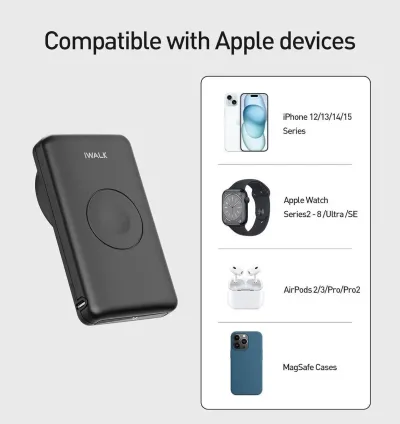 iWalk MAG-X Magnetic Wireless With iWatch Charger 10000mAh Power Bank