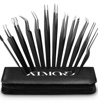 Atmoko ESD Tweezer Set 12 Pcs