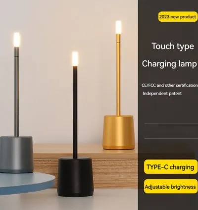 Touch Sensor Bar Table Lamp Rechargeable