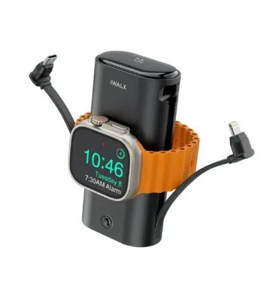 iWalk LinkPod W2 10000mAh With Lightning & Type C With Wireless Apple Watch Power Bank