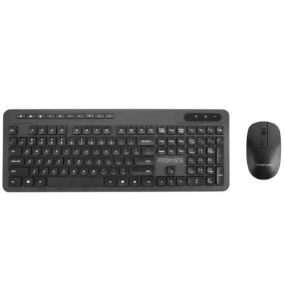 مجموعة لوحة مفاتيح ومأرس لاسلكية بتصميم مريح ومتعدد الوسائط من بروميت