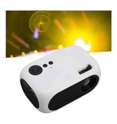 Volto Portable Mini LED Projector - White