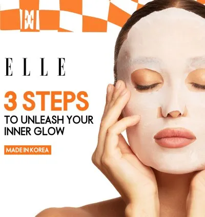 ELLE Radiance Kit Peeling and Whitening Mask 4 Pcs