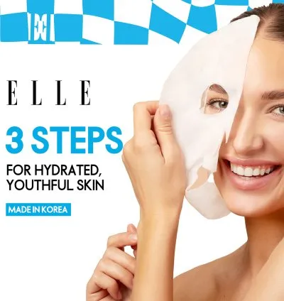 ELLE Anti-Aging Hyaluron Moisture Mask 4 Pcs