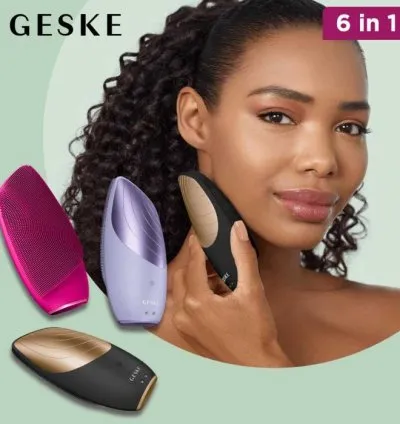 Geske Sonic Thermo Facial Brush 6 In 1