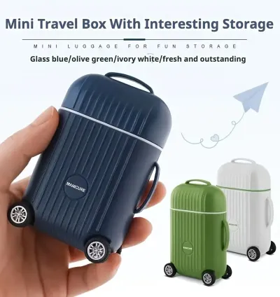 8-Piece Luxury Nail Clipper Set with Storage Case for Complete Nail & Skin Care