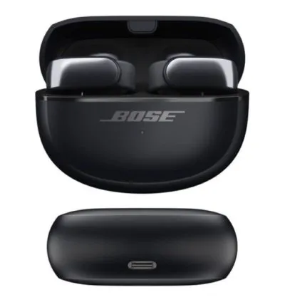 Bose Ultra Open Wireless Earbuds with Open Audio Technology - Black