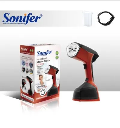 Sonifer Handheld Portable Garment Steamer 2000W & 360ml - Red