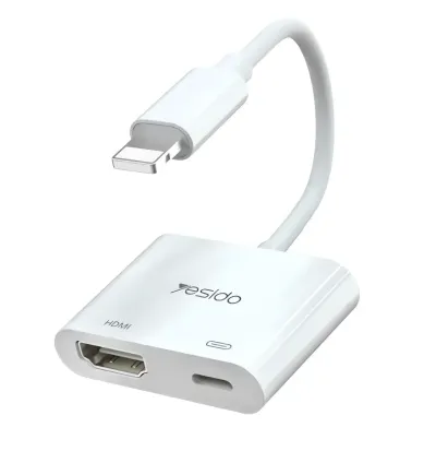 Yesido HM06 Lightning Adapter with HDMI & Lightning Ports