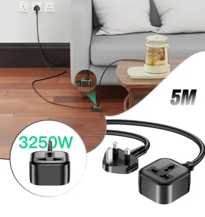 Yesido MC34 Power Cord 3250W & 5m - Black