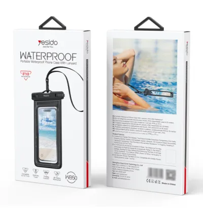 Yesido WB50 Portable Waterproof Phone Case - Black
