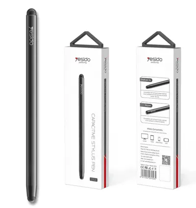 Yesido Double-Headed Stylus Pen For Smart Phones & Tablets - Black