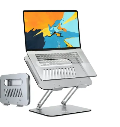 Yesido Dual-Arm Tablet and Laptop Holder - Silver