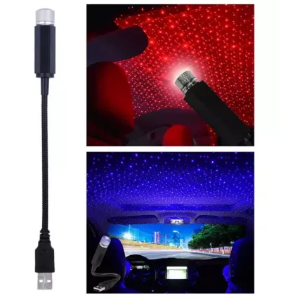 USB LED Ambient Light – Portable & Adjustable for Car or Room
