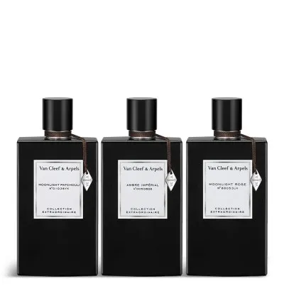 Van Cleef & Arpels Collection Extraordinaire Travel Set 3 x 45ml : Ambre Impérial & Moonlight Rose & Moonlight Patchouli For Unisex