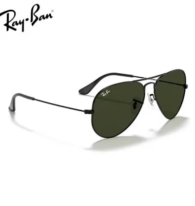 Ray-Ban Aviator Classic Black Sunglasses 58mm