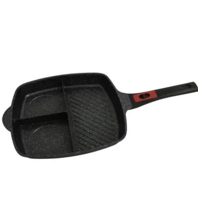BH Die-Cast 3 in1 Fry Pan with Detachable Handle 28x28x4.3 CM
