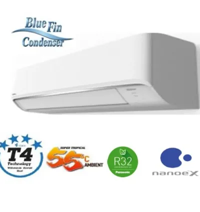 Panasonic Split Air Conditioner 28200 BTU & 2 Tons - White