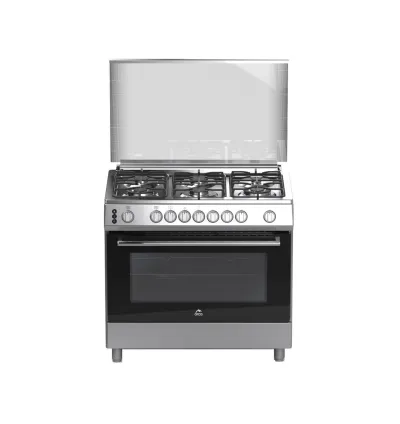 بوتجاز غاز 5 شعلة 90 × 60 سم - إينوكس من أوركــا