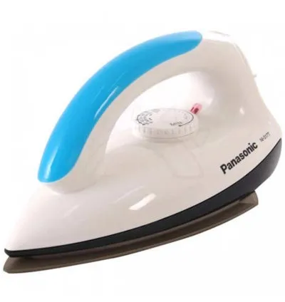 Panasonic Non-Stick Dry Iron 1000W - White & Blue