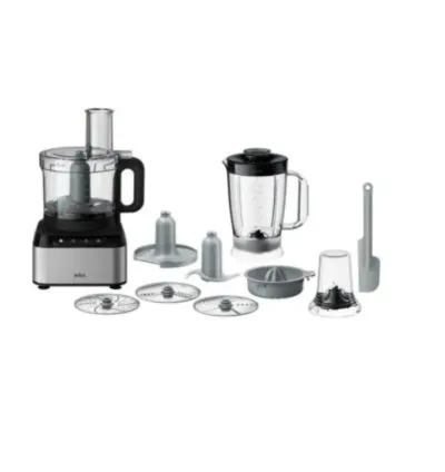 Braun Food Processor 800W & 2 Speed - Black
