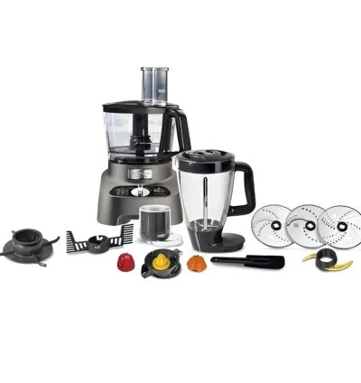 Moulinex Food Processors 1000W & 6 Speed Option - Gray