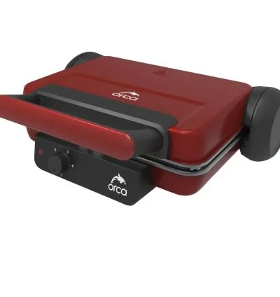 Orca Turkish Grill 2000 Watts Non-stick Coating - Red