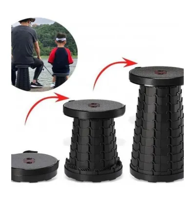 Folding Portable Chair - Black