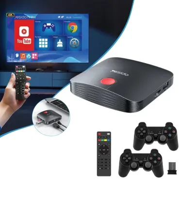 محول عرض ذكي بنظام آندرويد 12 ودقة 4K من يسيدو (TV12) - باللون الاسود