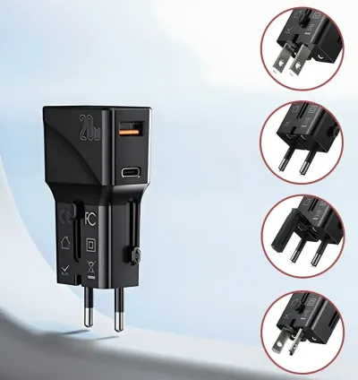 Yesido Universal Charger 20W - Black