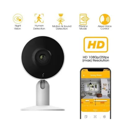 Arenti Indoor Wi-Fi 1080P Mini Camera - White