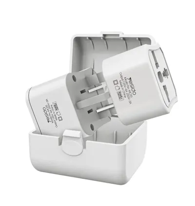 Yesido Adapter Plug Kit With Storage Case - White