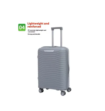 Set Of 3 Elegant Travel Luggage with 360° Spinner 8-Wheels Design (19" - 23" - 27")