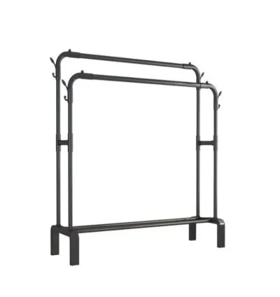 Double Metal Cloth Hanger Rack 150 x 45 x 96 cm