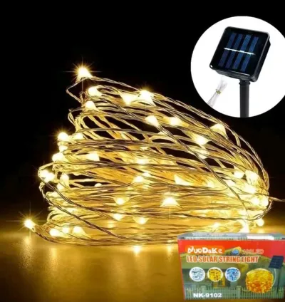 Solar-Powered LED Light Rope