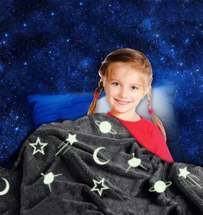 Magic Glow In The Dark Blanket The Perfect Kids' Companion for Every Season.