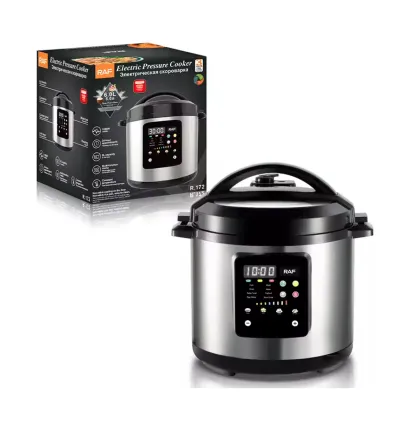 RAF Electric Multifunctional Pressure Cooker with Digital Control 1000W & 6L