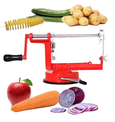 Cutter for Potatoes & Vegetables With Spiral Shape
